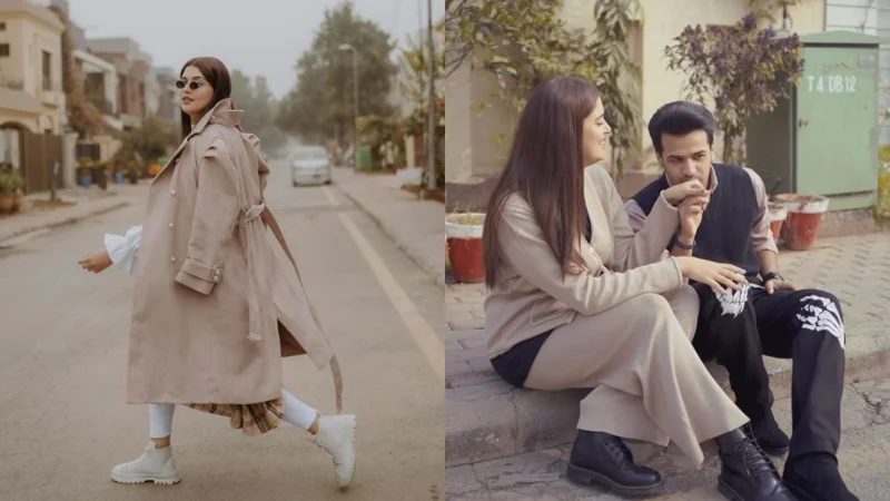 Kanwal Aftab and Zulqarnain Sikandar's enchanting winter photoshoot