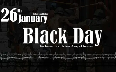 Kashmiris mark Indian Republic Day as Black Day
