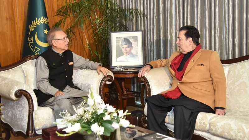 GB Governor calls on President Alvi