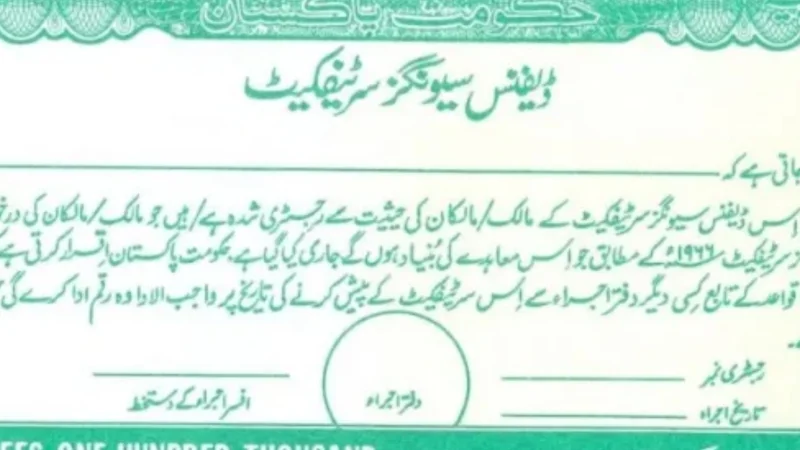 Qaumi Bachat Bank latest profit rate for Defence Savings Certificates