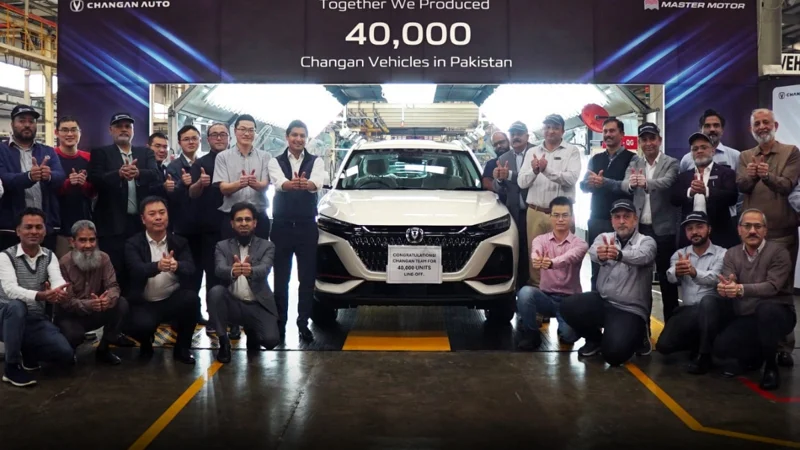 Master Changan hits 40,000 production mark
