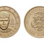 Trump’s face appears on new U.S. $1 coin