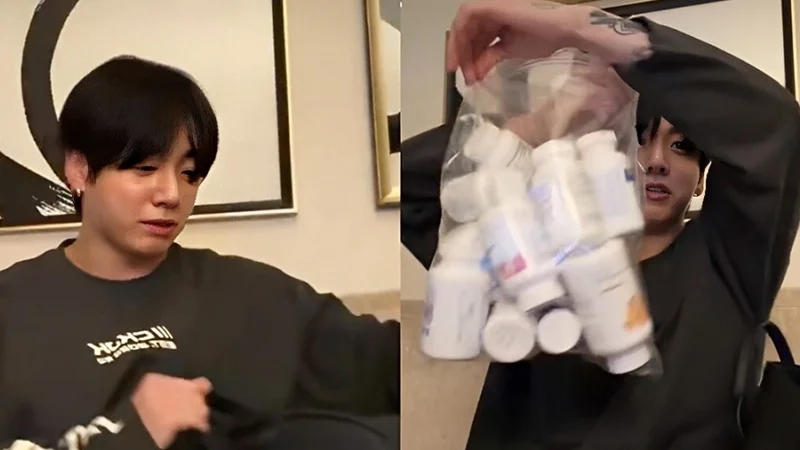 What’s inside Jung Kook’s medicine bag?