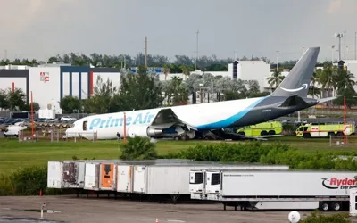 Amazon cargo jet crash leaves five dead in Miami 