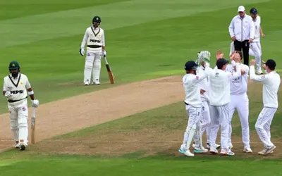 Pakistan reach 52-2 as rain ends second day of Edgbaston Test