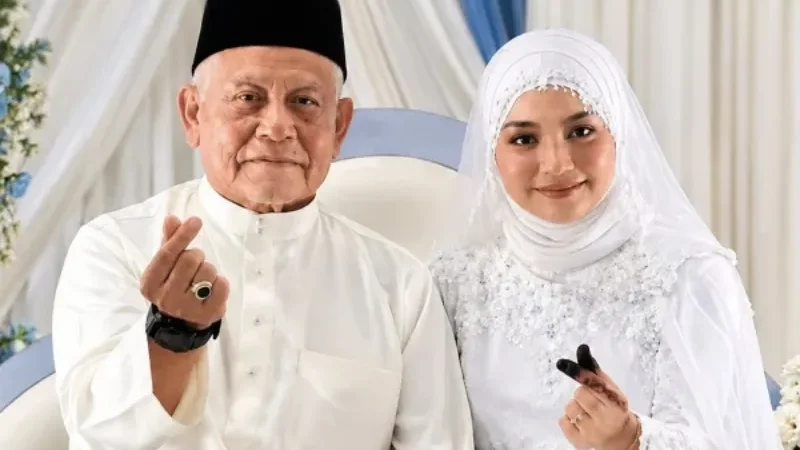 Malaysian football legend, 72, marries 20-year-old woman - Datuk Abah Aleef, Datuk Yunus Aleef, Former Malaysian football star, Malaysian media, marriage