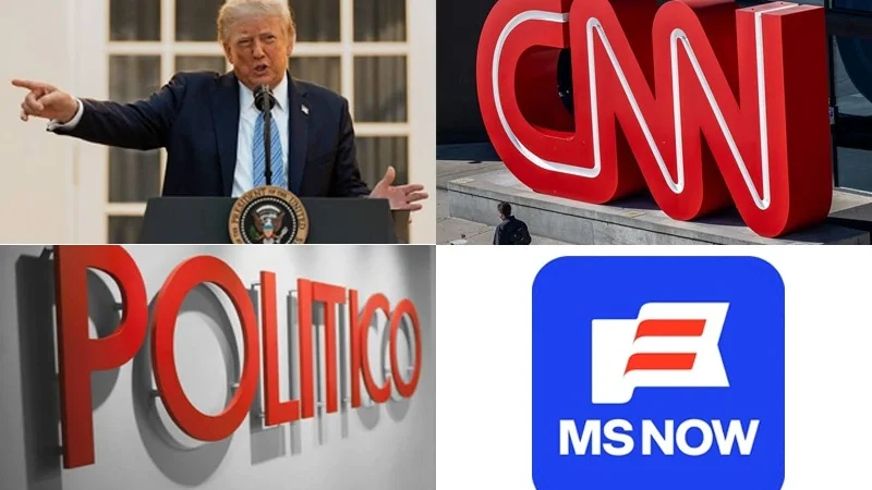Trump’s White House ban targets CNN, Politico and MS NOW