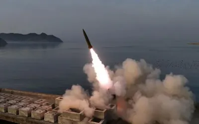 North Korea launches ballistic missile after US-led drills