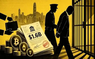 Hong Kong banker jailed four years over $1.6 billion fraud, crypto bribes