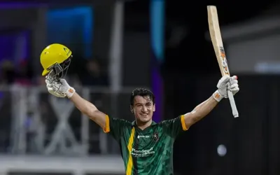 Maaz Sadaqat becomes first batter to score CPL final century