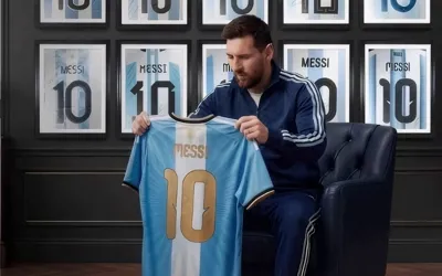 Messi reveals jersey for his final Argentina match