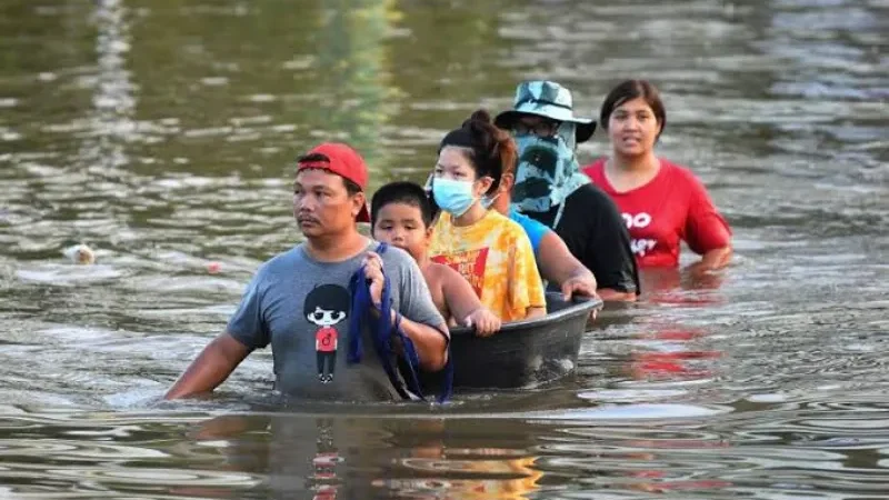 Heavy rain triggers flooding in Bangkok, forces evacuations - disrupted daily, Heavy rain, Thailand's capital, Thailand's Meteorological Department