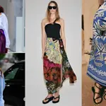 Summer beachwear staple sarongs steal the fall spotlight