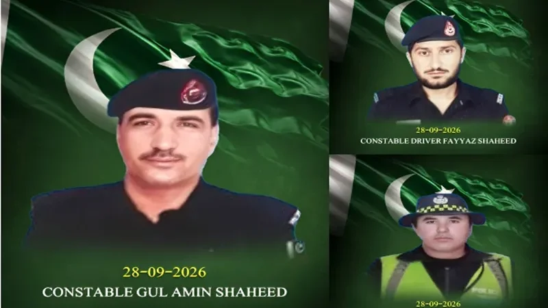 Three traffic police officers martyred in militant attack at Tank district in Pakistan