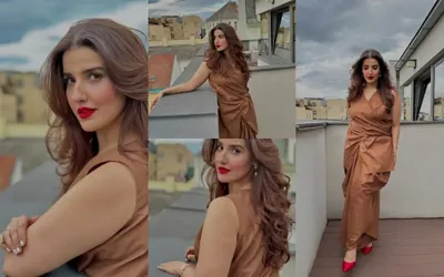Hareem Farooq sparks fresh wave of body-positivity talk in striking mocha brown look