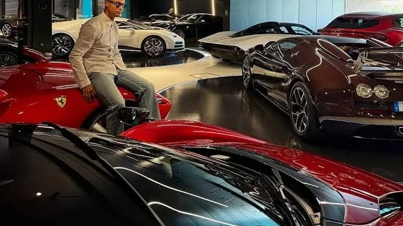 Inside Ronaldo’s $9 million Bugatti and luxury car collection