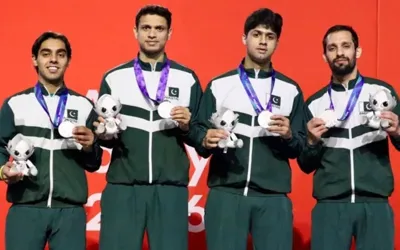 Pakistan wins first silver medal at Asian Games 2026