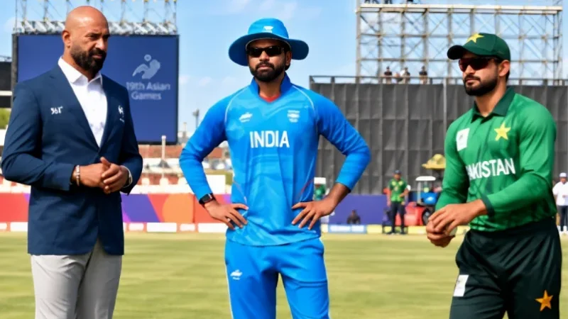 India win toss, choose to bat against Pakistan in Asian Games final