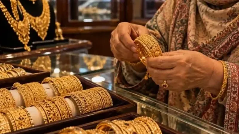 Gold prices fall in global and local markets