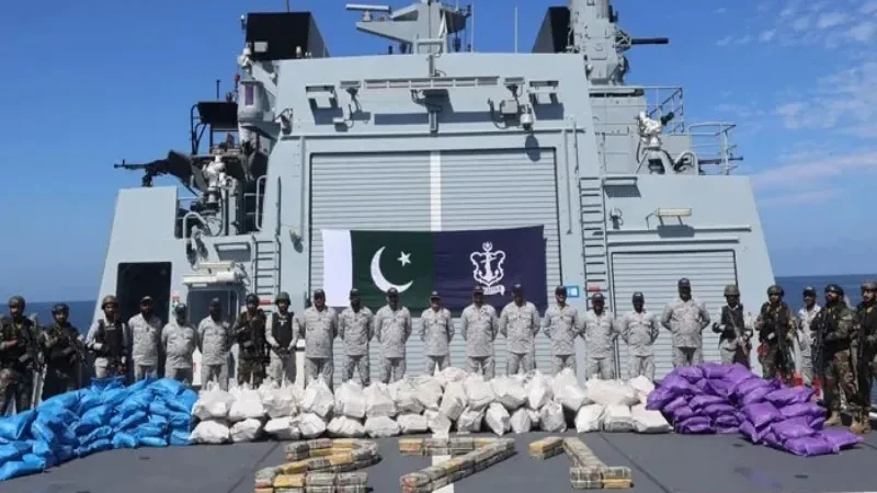 Pakistan Navy nets $96 million narcotics haul in the Arabian Sea