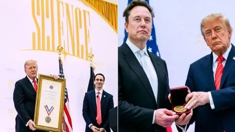 Trump honors Musk with science medal, calls him a modern-day Thomas Edison