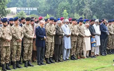 PM Shehbaz, Field Marshal Asim Munir attend funeral of two pilots killed in Quetta crash