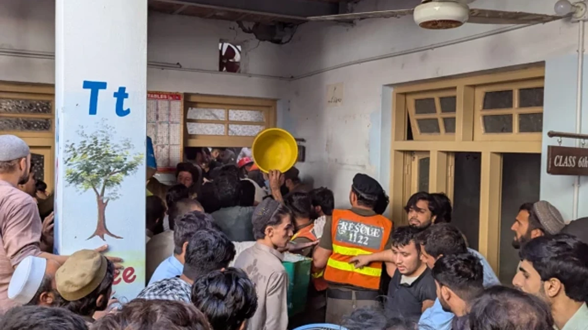 Peshawar school roof collapse kills 27 children and a teacher, officials say