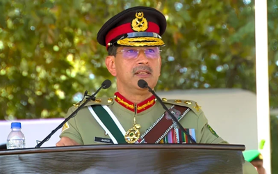 Commander of Pakistan's National Strategic Command warns against border violations at military academy ceremony