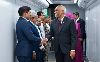 Maldives president lands in Pakistan as both nations eye major trade and defense deals