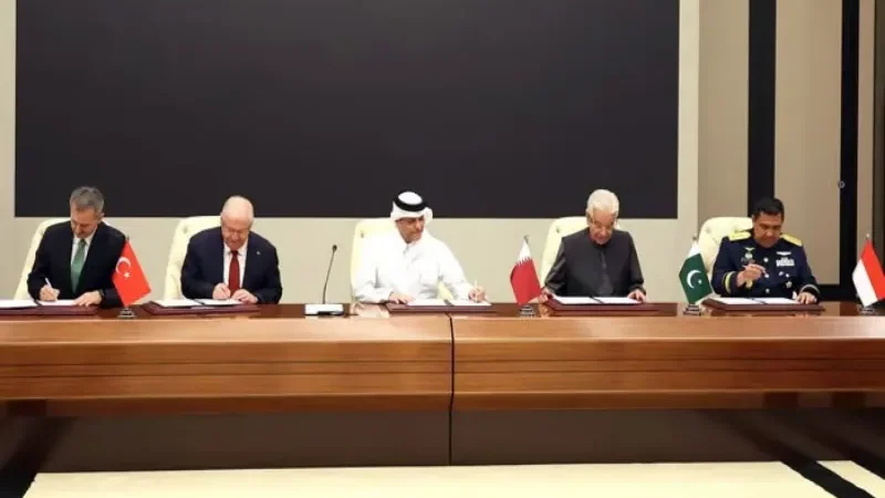 Pakistan, Türkiye, Qatar and Indonesia forge landmark defense ties with Badr MoU