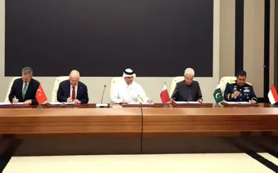 Pakistan, Türkiye, Qatar and Indonesia forge landmark defense ties with Badr MoU