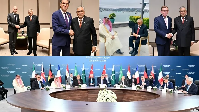Ishaq Dar joins R4 talks in Istanbul as regional tensions put diplomacy in focus