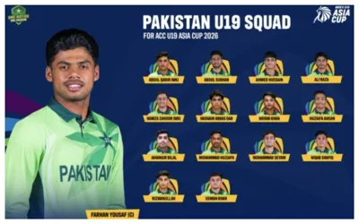 Pakistan name 15-member squad for U19 Asia Cup
