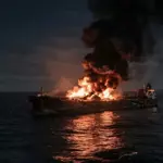 Strait of Hormuz faces fresh shipping fears after tanker fire and mine claims