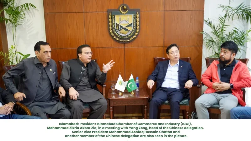 ICCI seeks Pakistan-China joint ventures in electric motorcycle manufacturing - OICCI, Vehicle Manufacturing, Wuxi Shengbao, Zikria Akbar Zia