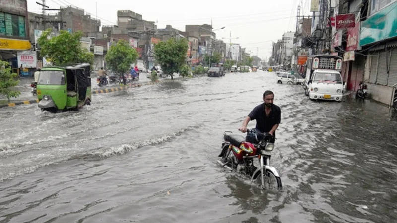 Monsoon rains in Pakistan surge by more than 50% from July to September