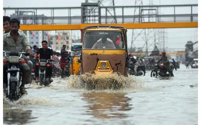 Which areas recorded most rainfall in Karachi today?