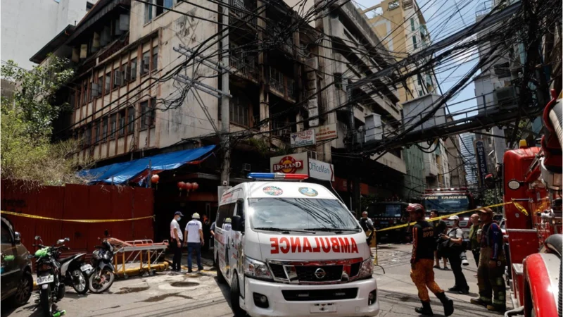 Manila’s Chinatown building caught fire, killed 11 people