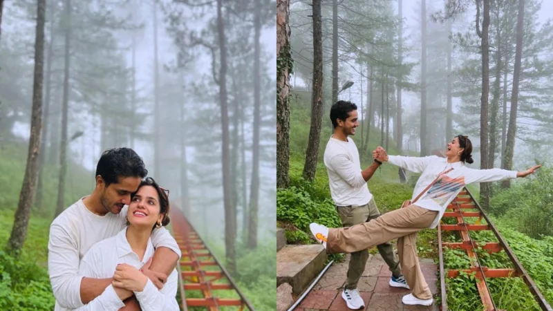 Rabya Kulsoom captures beautiful memories with husband in Murree & Ayubia