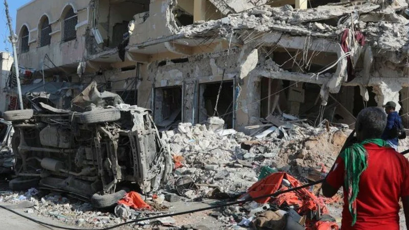 Somalian residents protest said 'We Won’t Be Intimidated' after Al-Shabab attack