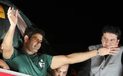 Arshad Nadeem returns to historic hero’s welcome after Olympic gold win
