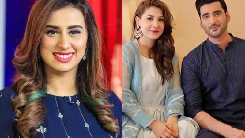 Madeha Naqvi hints at Agha Ali and Hina Altaf’s separation during talk show