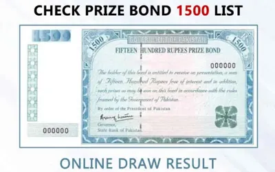 How to check Rs1500 prize bond draw list, August 15 2024?
