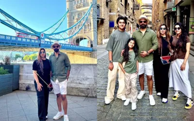 Muhammad Hafeez captures adorable family moments in the UK