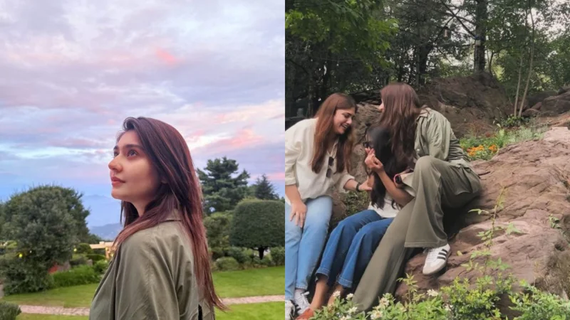 Durefishan Saleem enjoys fun-filled moments with friends at hill station