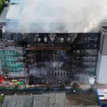 East London apartment is under fire, sends two people to hospital