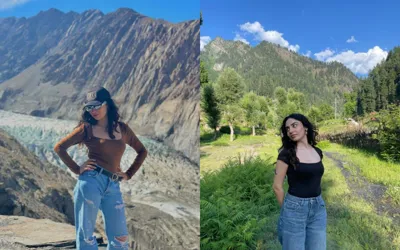 Mehar Bano spends quality time with friends in beautiful Hopar Valley