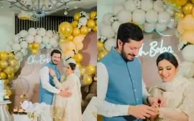 Arsalan Faisal and Nisha Talat's joyful baby shower