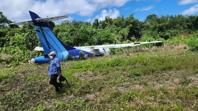 Indonesia: Plane skid on runway injured many people