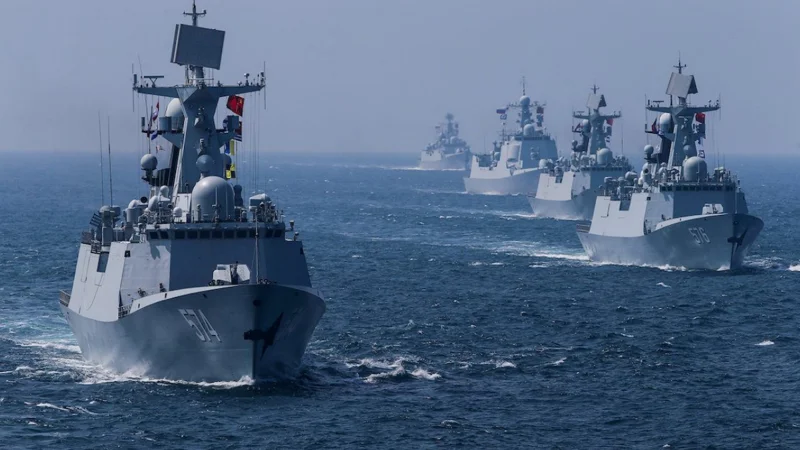 Chinese warships pass through strategic waters near Taiwan and Japan